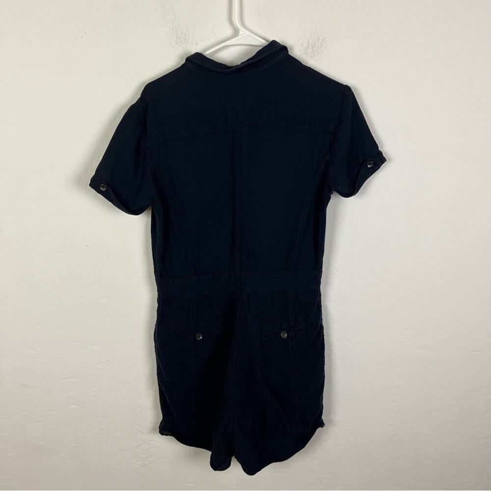 Rag & Bone Blue Button Front Romper - image 7